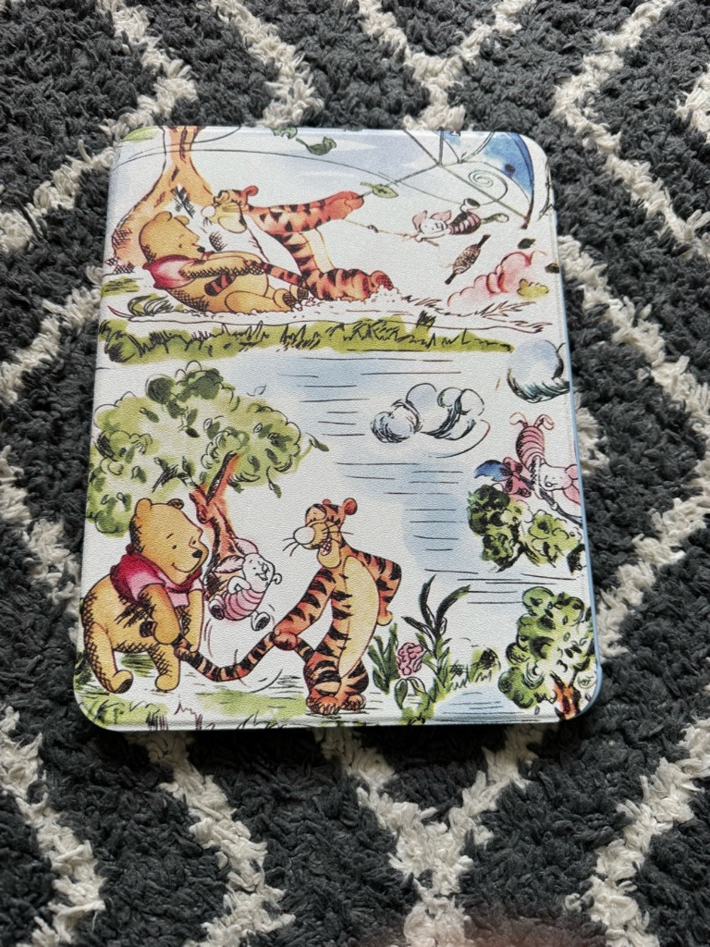 Winnie the Pooh & Tigger Illustrated Tablet Case - Pastel Multi